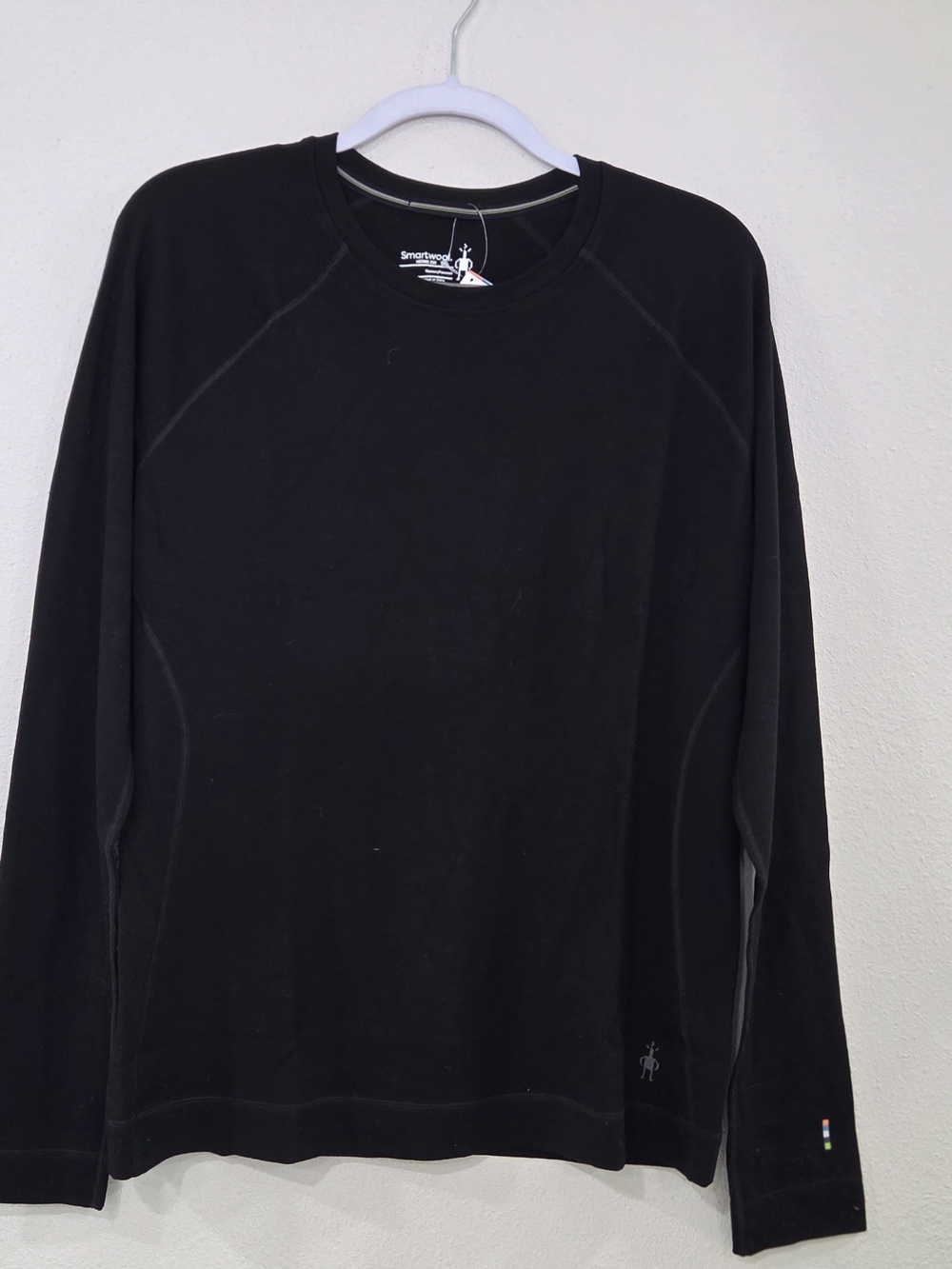 Smartwool Men’s Black Base Layer Long Sleeve Crew